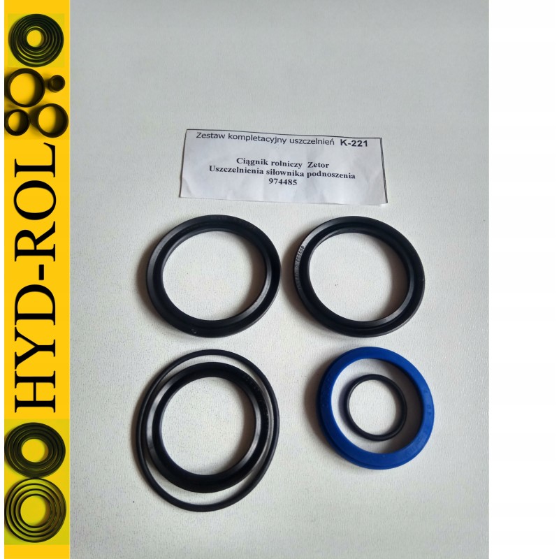 Seals for the Zetor K 221 lifting cylinder