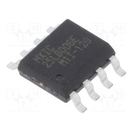 1 pcs x MACRONIX INTERNATIONAL - MX25L8006EM1I-12G/TUBE - IC: FLASH memory, 8MbFLASH, SPI, 86MHz, 2.7÷3.6V, SOP8, serial