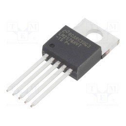 1 pcs x TEXAS INSTRUMENTS - LM2576HVT-15/NOPB - IC: PMIC, DC/DC converter, Uin: 4÷60VDC, Uout: 15VDC, 3A, TO220-5