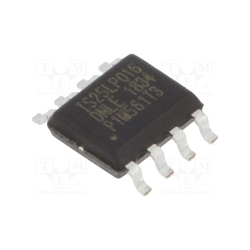 1 pcs x ISSI - IS25LP016D-JNLE - IC: FLASH memory, 16MbFLASH, DTR,QPI,SPI, 133MHz, 2.3÷3.6V, SO8