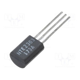1 pcs x NTE Electronics - NTE2363 - Transistor: NPN, bipolar, 50V, 2A, 1W, TO92