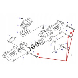 F926200100190 screw with flange m10 x 50