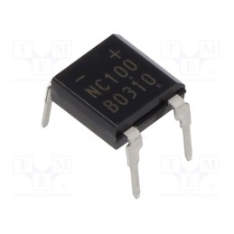 3 pcs x SHINDENGEN - S2NBC100-7101 - Bridge rectifier: single-phase, Urmax: 1kV, If: 2A, Ifsm: 60A, DIP4