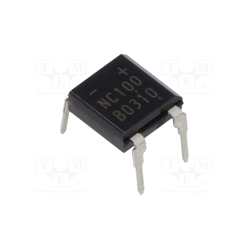 3 pcs x SHINDENGEN - S2NBC100-7101 - Bridge rectifier: single-phase, Urmax: 1kV, If: 2A, Ifsm: 60A, DIP4
