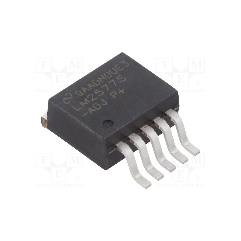 1 pcs x TEXAS INSTRUMENTS - LM2577S-ADJ/NOPB - IC: PMIC, DC/DC converter, Uin: 3.5÷40VDC, Uout: 0÷60VDC, 3A, Ch: 1