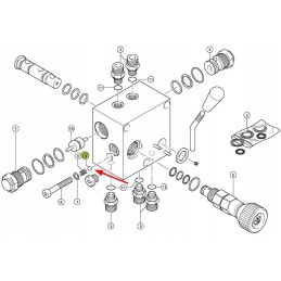 845487 0 steel ball of the hydraulic block