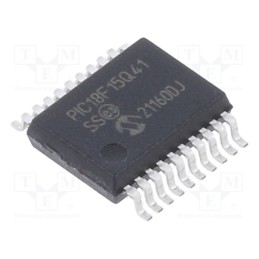 1 pcs x MICROCHIP TECHNOLOGY - PIC18F15Q41-I/SS - IC: PIC microcontroller, 32kB, 64MHz, I2C,SPI x2,UART, 1.8÷5.5VDC