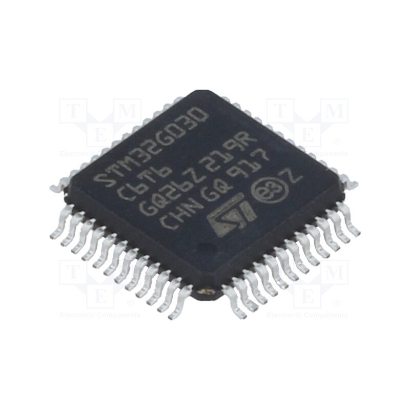 1 pcs x STMicroelectronics - STM32G030C6T6 - IC: ARM microcontroller, 64MHz, LQFP48, 2÷3.6VDC, -40÷85°C