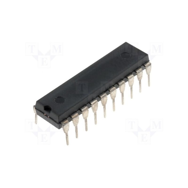 1 pcs x TEXAS INSTRUMENTS - SN74LS244N - IC: digital, buffer,non-inverting,line driver, Ch: 8, THT, DIP20