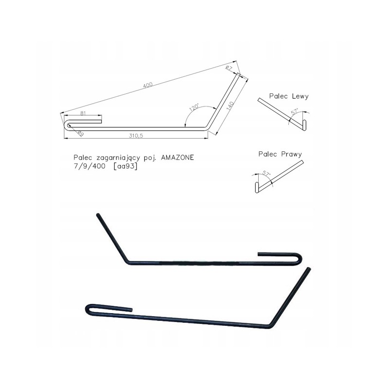 Amazon seeder harrow left 7 9 400
