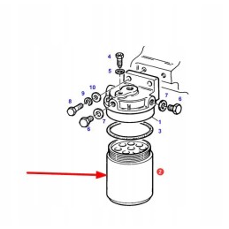F138204060020 agco engine fuel filter