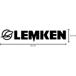 Lemken plug stickers, 2 pieces, 45 cm