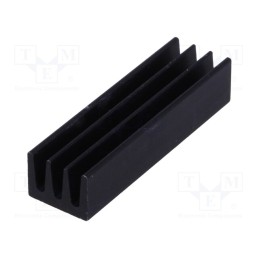 2 pcs x FISCHER ELEKTRONIK - ICKSMDA22SA - Heatsink: extruded, black, L: 22mm, W: 6.3mm, H: 4.8mm, 34K/W