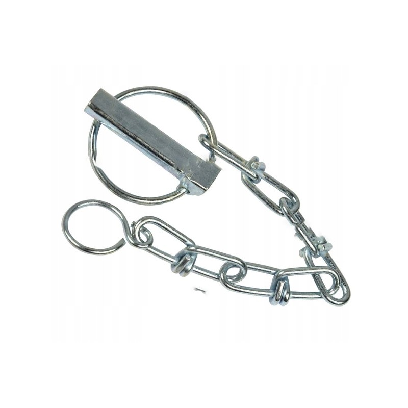 Agricultural pin, diameter 10 mm x 445 mm, with chain
