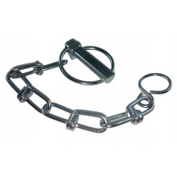Agricultural pin, diameter 10 mm x 445 mm, with chain