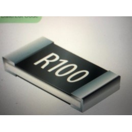 10 X SMD Chip Resistor, 0.1 ohm, ± 1%, 250 mW, 0805 [2012 Metric], Thick Film, S