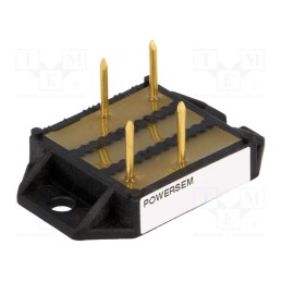 1 pcs x POWERSEM - PSB 54/12 - Bridge rectifier: single-phase, Urmax: 1.2kV, If: 54A, Ifsm: 300A