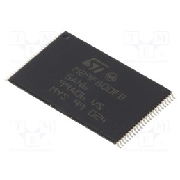 1 pcs x MICRON TECHNOLOGY - M29F800FB5AN6E2 - IC: FLASH memory, 8MbFLASH, 1Mx8bit, 55ns, TFSOP48, parallel