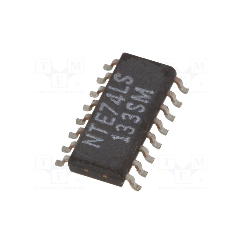 1 pcs x NTE Electronics - NTE74LS133SM - IC: digital, NAND, Ch: 1, IN: 13, TTL, SMD, SO16