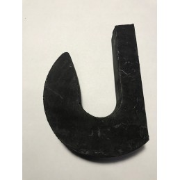 Eye of the steel hook of the loader bucket, diameter 40