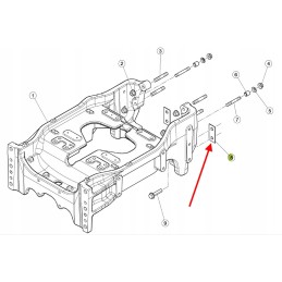 7700077102 front axle housing spacer