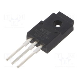 1 pcs x NTE Electronics - NTE2339 - Transistor: NPN, bipolar, 800V, 3A, 30W, TO220FP