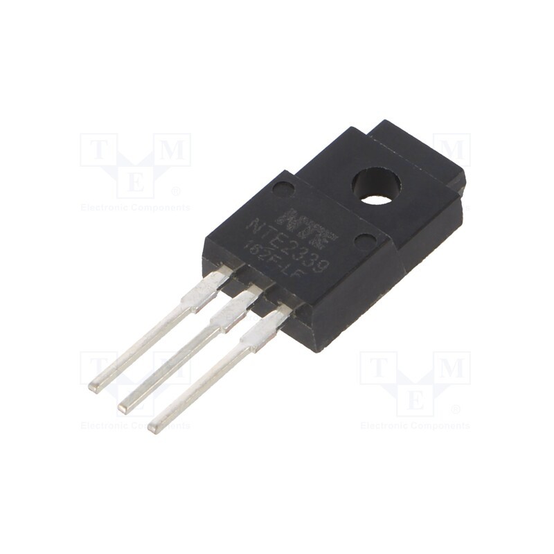 1 pcs x NTE Electronics - NTE2339 - Transistor: NPN, bipolar, 800V, 3A, 30W, TO220FP