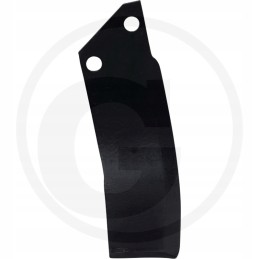 The right knife of the Agromec tiller is bent