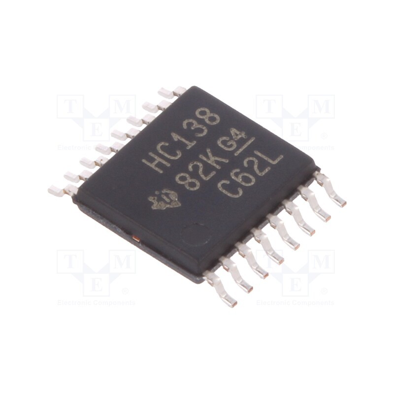 3 pcs x TEXAS INSTRUMENTS - SN74HC138PW - IC: digital, 3 to 8 line,decoder,demultiplexer, SMD, TSSOP16