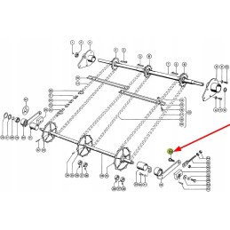 680577 00 shaft tensioner pin