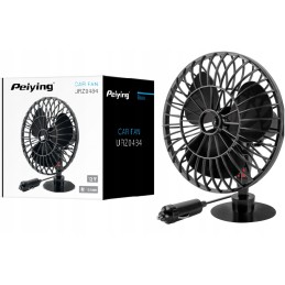 Peiying 12v 5w car fan powerful