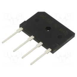 1 pcs x SHINDENGEN - D15XB80-7000 - Bridge rectifier: single-phase, Urmax: 800V, If: 15A, Ifsm: 200A