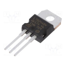 1 pcs x STMicroelectronics - L7824ABV-DG - IC: voltage regulator, linear,fixed, 24V, 1.5A, TO220AB, THT,