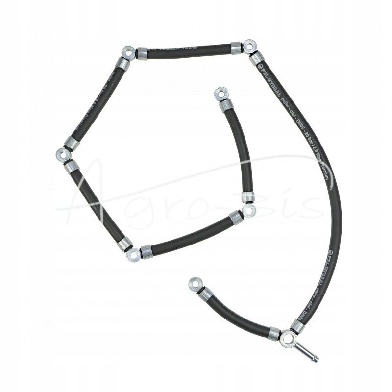 Drain pipe C 385 6 cyl rubber and metal Andoria