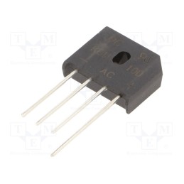 1 pcs x DC COMPONENTS - KBU10D - Bridge rectifier: single-phase, Urmax: 200V, If: 10A, Ifsm: 200A