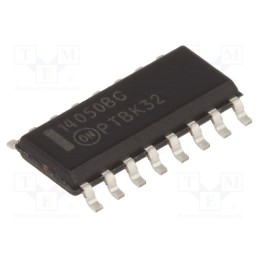 3 pcs x ONSEMI - MC14050BDG - IC: digital, buffer,non-inverting, Ch: 6, CMOS, SMD, SO16, 3÷18VDC