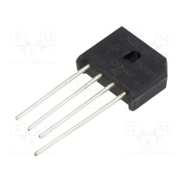 1 pcs x VISHAY - KBU4G-E4/51 - Bridge rectifier: single-phase, Urmax: 400V, If: 4A, Ifsm: 200A