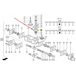 523142 2 gear seal 0 5 x 149 x 176 mm