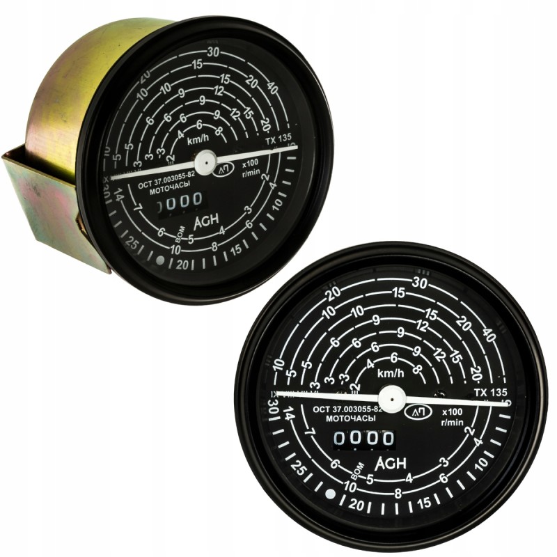 Engine hour counter, tachometer, mtz t 25 tx135