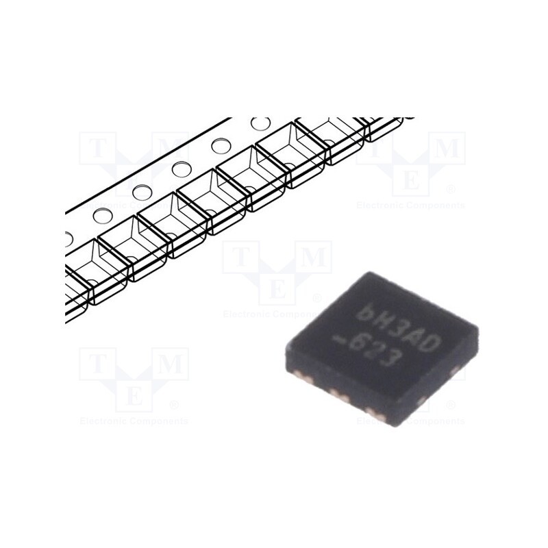 1 pcs x ONSEMI - FDMA6023PZT - Transistor: P-MOSFET x2, unipolar, -20V, -3.6A, 1.4W, MicroFET