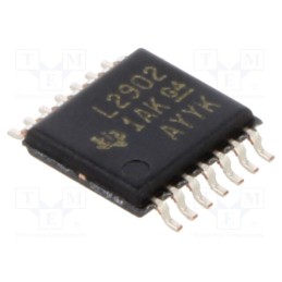 5 pcs x TEXAS INSTRUMENTS - LM2902PWR - IC: operational amplifier, 1.2MHz, Ch: 4, TSSOP14,