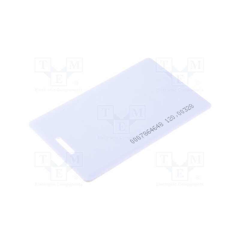 1 pcs x MIKROE - RFID CARD 125KHZ - TAG - RFiD Card, white, 125kHz