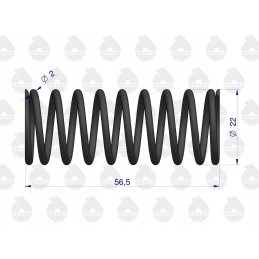 Inner valve spring zetor c360 org 50505070