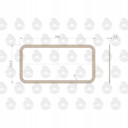 Head cover gasket c 330 org 50001230u