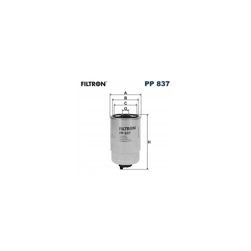 Filtron pp 837 fuel filter