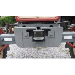 White rectangular reflector, glued