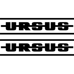 Ursus tractor sticker stickers, 2 pieces, 45 cm
