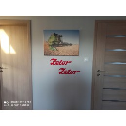 Ursus tractor sticker stickers, 2 pieces, 45 cm