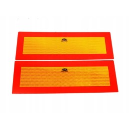 Reflective warning board, 2 pieces, 560x200mm