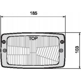 Halogen work lamp h3 1400661000 wesem